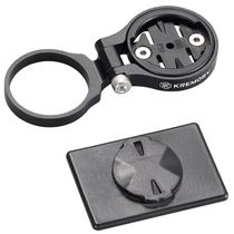 Suporte de haste de bicicleta KREMORV para Garmin Edge com adaptador adesivo