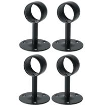 Suporte de haste de cortina Alise Stainless Steel Black 38mm Suporte de haste de cortina Alise Stainless Steel Black 38mm