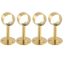 Suporte de haste de cortina Alise Stainless Steel Gold 32mm Suporte de haste de cortina Alise Stainless Steel Gold 32mm