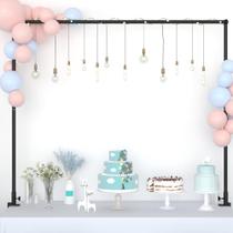 Suporte de haste de mesa AnbaiMei 80-203 cm com braçadeiras para decoração