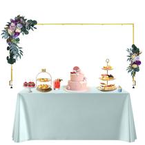 Suporte de haste de mesa JUMKAIF Over The Table Arch Gold Metal