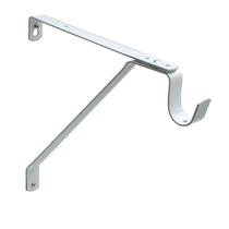 Suporte de haste de prateleira NUK3Y Heavy Duty Ajustável Branco Suporte de haste de prateleira NUK3Y Heavy Duty Ajustável Branco