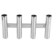 Suporte De Haste Em Aço Inox Com 4 Tubos Seavix Suporte De Haste Em Aço Inox Com 4 Tubos Seavix