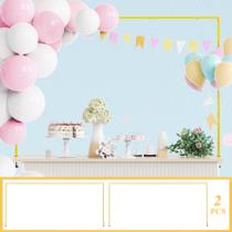 Suporte de haste suspenso de mesa Putros Gold, conjunto ajustável de 2