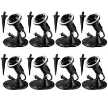 Suporte de holofote externo Relaxweex com cabo de alimentação de 6 pés, pacote com 4 Suporte de holofote externo Relaxweex com cabo de alimentação de 6 pés, pacote com 4