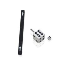 Suporte de ilusão visual em PVC Magic Trick Shrinking Dice 8,9 cm