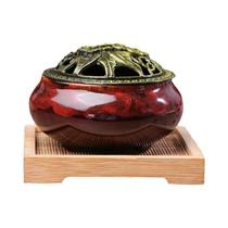 Suporte De Incenso De Cerâmica Japonesa Zen Com Efeito De Quebra De Gelo Para Incenso Em Espiral, Suporte De Incenso De Cerâmica Japonesa Zen Com Efeito De Quebra De Gelo Para Incenso Em Espiral,