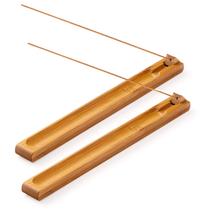 Suporte de incenso em madeira de bambu para palitos com ângulo ajustável Suporte de incenso em madeira de bambu para palitos com ângulo ajustável