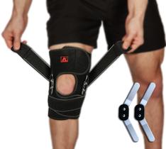 Suporte de joelheira ATHLEDICT articulado com cinta para dor de artrite