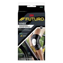 Suporte de joelho de compressão Futuro Performance Black Suporte de joelho de compressão Futuro Performance Black