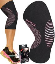 Suporte de joelho Physix Gear Recovery Compression Pink L