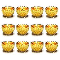 Suporte de lâmpada Ghee Sziqiqi Lotus Design Copper 12 peças de ouro Suporte de lâmpada Ghee Sziqiqi Lotus Design Copper 12 peças de ouro