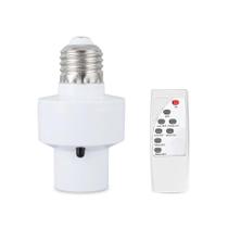 Suporte De Lâmpada LED Inteligente E27 Controle Remoto Infravermelho Temporizador De Mudança De Cor
