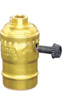 Suporte de lâmpada Leviton Electrolier Brass 250W Medium