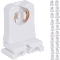 Suporte de lâmpada T8 JACKYLED com soquete médio de dois pinos, pacote com 20 Suporte de lâmpada T8 JACKYLED com soquete médio de dois pinos, pacote com 20