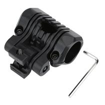 Suporte de lanterna, capacete, braçadeira de liberação rápida, plástico preto