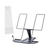 Suporte De Leitura Metálico Ajustável E Portátil, Estante De Livros Dobrável, Suporte Estável Para