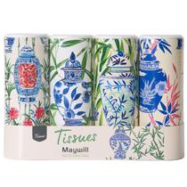 Suporte de lenços de papel para carro Maywill Tissue Box, cilindro de 4 unidades/200 folhas Suporte de lenços de papel para carro Maywill Tissue Box, cilindro de 4 unidades/200 folhas