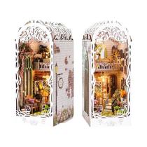 Suporte De Livro DIY De Madeira Com Luzes, Casa Mágica, Decoração Para Casa, Presentes