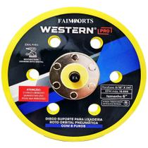 Suporte De Lixa Roto Orbital Roquirte 6 Furos C/ tiras autocolantes - Western