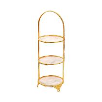 Suporte De Luxo Para Cupcakes Em Ferro, Prato Expositor, Torre De Sobremesas Para Chá Da Tarde,