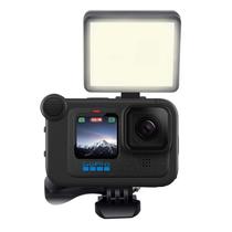Suporte de luz de vídeo LED para Gopro Hero 13/12/11/10/9/8/7/6/5/4/3/3+ Suporte de luz de vídeo LED para Gopro Hero 13/12/11/10/9/8/7/6/5/4/3/3+
