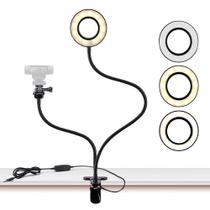 Suporte de luz de webcam AceTaken para transmissão ao vivo Logitech C925e