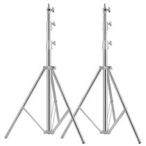 Suporte de luz ITOTIN de aço inoxidável 2,8 m, 2 pacotes de fotografia