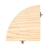 Suporte De Madeira Para Pequenos Animais Em Forma De Leque Para Gaiola De Pássaros, Papagaio,