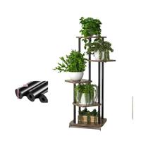 Suporte De Madeira Para Plantas Com 4/5/6 Níveis, Prateleira Para Flores, Expositor Interno, Estante