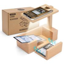 Suporte de madeira para scanner de cartas kobkod com luz LED ajustável Suporte de madeira para scanner de cartas kobkod com luz LED ajustável