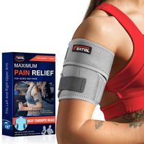 Suporte de manga de compressão FEATOL Biceps Tendinite Brace Suporte de manga de compressão FEATOL Biceps Tendinite Brace