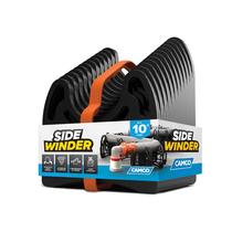 Suporte de mangueira de esgoto para trailers Camco Sidewinder de 3 m com alça de transporte Suporte de mangueira de esgoto para trailers Camco Sidewinder de 3 m com alça de transporte