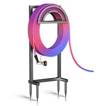 Suporte de mangueira de jardim OLV Outdoor Freestanding Tubo de água de 150 pés