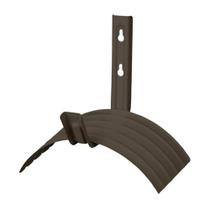 Suporte de mangueira de metal para montagem em parede Suncast contém mangueira marrom de 150 pés