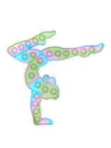 Suporte de mão Gymnastics Pop Fidget Toy G2 Sports Popz Stag