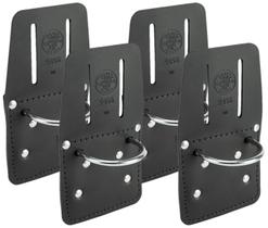 Suporte de martelo de couro Klein Tools 5456 Pacote com 4 Suporte de martelo de couro Klein Tools 5456 Pacote com 4