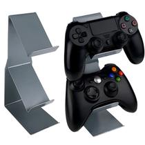 Suporte de Mesa 2 Controles Video Game Vexus - Prata
