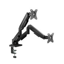 Suporte de Mesa Articulado Bluecase Ergo Flexy para 2 Monitores, 17" a 32", Suspensão a Gás, Até 9kg por Braço, Preto - BSMTS02-1BBX
