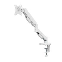 Suporte de Mesa Articulado Bluecase Ergo Flexy para Monitor, 17" a 32", com Portas USB, Suspensão Mecânica, Até 9kg, Branco - BSMTS01U-1WBX
