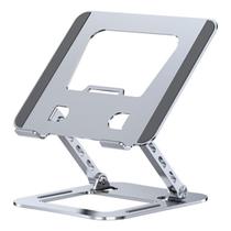 Suporte De Mesa Articulado Ergonomico de Metal Para Notebook e Tablets Portatil Regulavel Gamer
