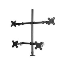 Suporte de Mesa Articulado para 4 Monitores de 10" a 32" PIX, Ajuste de Altura, Inclinação e Rotação, VESA - PX-200M