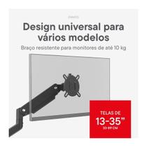 Suporte de Mesa Articulado para Monitor de 13" a 35" One For All, Ajuste com Pistão a Gás, Preto - DM4110 Suporte de Mesa Articulado para Monitor de 13" a 35" One For All, Ajuste com Pistão a Gás, Preto - DM4110