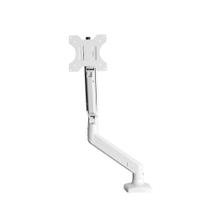 Suporte De Mesa Bluecase Ergo Flexy Para Monitor, 12" a 32", Tri-Articulado, Pistão a Gás, Até 10kg, Vesa, Branco - BSMTG01-3WBX