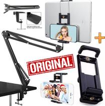Suporte De Mesa Cama Braço Articulado Flexível Para Tablet Celular Universal Ajustável Garra Bancada Estúdio Office Suporte De Mesa Cama Braço Articulado Flexível Para Tablet Celular Universal Ajustável Garra Bancada Estúdio Office