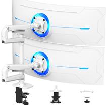 Suporte de mesa com dois monitores ergounion E66 para 17-40"