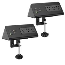 Suporte de Mesa de Cabeceira com Power Strip Emerising - 2 Portas USB-C Suporte de Mesa de Cabeceira com Power Strip Emerising - 2 Portas USB-C