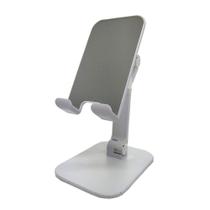 Suporte De Mesa Dobrável Celular Smartphone Regulável Branco