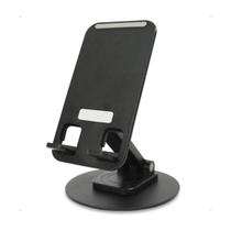 Suporte de Mesa Dobrável p Celular e Tablet até 10 Polegadas Ajustável, Portátil, Antiderrapante, Ideal p Vídeos, Aulas, Escritório e Viagens