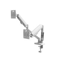 Suporte de Mesa Dr. Office Titan Z120 White, Articulado, Com Pistão, Para 2 Monitores de Até 32 Pol, Branco, DR-MA-Z12T2M0K32INN10WN Suporte de Mesa Dr. Office Titan Z120 White, Articulado, Com Pistão, Para 2 Monitores de Até 32 Pol, Branco, DR-MA-Z12T2M0K32INN10WN